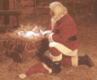 Prayerful Santa